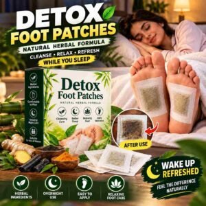 Detox Foot Patches – Overnight Herbal Foot Pads for Relaxation & Wellness
